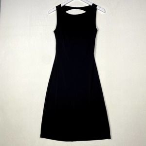 The Limited Women's Size S Black Sleeveless Strappy Open Back Midi Dress